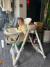 曼樂(lè)兔寶寶餐椅嬰兒電動(dòng)搖搖椅0-6歲多功能可折疊可坐可躺家用哄睡神器 卡其色【觸屏顯示/智能藍(lán)牙】 免安裝多功能高端智能餐椅 曬單實(shí)拍圖