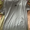adidas綜合訓練速干修身運動(dòng)健身圓領(lǐng)短袖T恤男夏季阿迪達斯 銀灰紫羅蘭   XL 曬單實(shí)拍圖