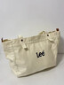 Lee秋季戶(hù)外女生托特包大容量帆布通勤出行背包上班旅游帆布手提包 米白色 曬單實(shí)拍圖