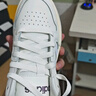 adidas ENTRAP美式校園風(fēng)低幫運動(dòng)板鞋少年感復古籃球鞋阿迪達斯 白/金色   43 曬單實(shí)拍圖