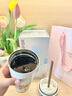 蘇泊爾純鈦咖啡杯女生便攜鈦杯大容量保溫杯高檔水杯高顏值生日禮物 曬單實(shí)拍圖