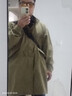 馬登工裝美式復古M65戰壕派克服魚(yú)尾風(fēng)衣parka中長(cháng)款大衣外套男秋 軍綠色 (寬松，大2碼) XS 曬單實(shí)拍圖