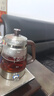 容聲（RONGSHENG）煮茶器燒水壺全自動(dòng)蒸汽煮茶壺泡茶壺玻璃電水壺智能蒸茶器蒸茶壺養生花茶壺 1L 304鋼帶單濾網(wǎng)咖啡色 曬單實(shí)拍圖
