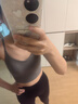 MAIA ACTIVE 【虞書(shū)欣同款】不插墊BRA 一體杯背心瑜伽美背運動(dòng)內衣52BR10 儒雅灰 M 曬單實(shí)拍圖