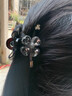 兩世歡2025年新款抓夾女法式四葉草水鉆小號蝴蝶結發(fā)夾盤(pán)發(fā)高級感發(fā)飾 四葉草小抓夾 曬單實(shí)拍圖