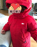 戴維貝拉（DAVE＆BELLA）冬裝兒童男女寶寶戶(hù)外防水輕便羽絨服幼兒小童保暖連帽90絨羽絨衣 紅色 80 cm（24M(建議身高73-85cm）） 曬單實(shí)拍圖