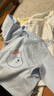 童泰新生兒半背衣嬰兒衣服純棉四季0-3月寶寶上衣滿(mǎn)月服2件裝 藍色 59 曬單實(shí)拍圖