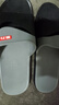 回力拖鞋情侶家居室內外用耐磨軟底浴室涼拖鞋男HL3630黑色44碼 曬單實(shí)拍圖