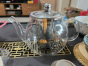 金灶（KAMJOVE） 玻璃泡茶壺耐高溫304不銹鋼過(guò)濾花茶壺飄逸杯煮茶壺簡(jiǎn)約式茶藝壺 A-07【600ml】 曬單實(shí)拍圖