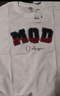 馬騎頓（MQD）男大童夏季新品學(xué)院風(fēng)基礎(chǔ)百搭字母短袖親膚輕薄T恤 本白 140 曬單實(shí)拍圖