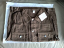 凌卡戚美式復古工裝牛仔馬甲男夏季機能寬松男士坎肩美拉德馬夾外套 咖色 立體四口袋馬甲 L 120-135斤 曬單實(shí)拍圖