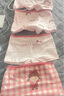 尼多熊兒童內(nèi)褲女中大童A類(lèi)平角純棉嬰兒不夾pp透氣舒適四角短褲 M碼 曬單實(shí)拍圖