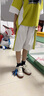 飛躍官方男鞋德訓(xùn)鞋男2025秋季新款鞋子男皮面百搭運動鞋潮流休閑板鞋 米灰黑色 37 曬單實拍圖