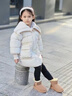 奧康（Aokang）奧康童鞋女童靴子冬季加絨加厚女孩雪地靴2025新款戶(hù)外中大童棉靴 駝色 32 碼內長(cháng)約20cm 曬單實(shí)拍圖