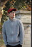 舉風(fēng)黑色扎染皮衣外套男春季高級感痞帥立領(lǐng)棒球服cleanfit短款夾克 灰色 XL 曬單實(shí)拍圖