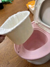 babycare馬桶坐便器蹲便器兒童馬桶仿真馬桶坐便圈2-6歲寶寶便盆維爾粉 曬單實(shí)拍圖