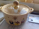 貞嘻泡面碗帶蓋陶瓷碗學(xué)生飯盒雙耳湯碗個(gè)人用宿舍泡面杯可愛(ài)面碗 happy雙耳泡面碗+玻璃蓋 曬單實(shí)拍圖