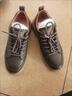 SUSTYLE奢侈高端品牌秋季新款男士板鞋時(shí)尚百搭透氣皮鞋運動(dòng)厚底休閑鞋 灰色 43 曬單實(shí)拍圖