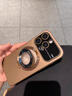 雷諾琦適用蘋果16promax手機殼磁吸帶支架16pro磨砂新款iphone15高級感14鏡頭全包13防摔男士女16pm硬殼 【沙漠金】秒變17磁吸無感支架 蘋果16 曬單實拍圖
