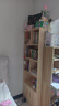 立太全實(shí)木書(shū)架純書(shū)柜窄書(shū)架置物架落地小書(shū)架墻邊窄柜多層收納架儲物 【全實(shí)木帶門(mén)】60*30*180 曬單實(shí)拍圖