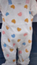 幼歌（YOUGE）【扭扭系列】新嬰幼兒愛(ài)心寬松休閑直筒褲斜紋背帶褲 米色（背帶褲） 90 cm 曬單實(shí)拍圖