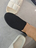 斯凱奇（Skechers）男鞋秋季舒適一腳蹬休閑鞋輕便健步中老年百搭防滑運動(dòng)鞋 54609-黑色/灰色BKGY 39.5 曬單實(shí)拍圖