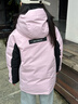 波司登（BOSIDENG）秋冬羽絨服經典極寒加厚中大童防風親子款男女同款連帽保暖外套 櫻粉色1870 120 /60 約 110-120cm 22kg 曬單實拍圖