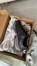 斯凱奇（Skechers）男鞋跑鞋透氣網(wǎng)面跑步鞋舒適緩震回彈休閑運動(dòng)鞋 BKGY黑灰 42.5 曬單實(shí)拍圖