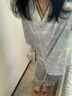 真絲睡衣女春秋甜美公主高級感蕾絲家居服生日禮物高級感禮盒裝 清新藍【長(cháng)袖+長(cháng)褲】 XL 120-140斤 曬單實(shí)拍圖