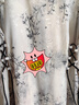 尚都比拉新中式國風(fēng)連衣裙女夏款收腰顯瘦印花裙優(yōu)雅中長裙 漢玉色 XL 曬單實(shí)拍圖