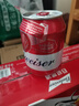 百威啤酒mini紅罐淡色拉格255ml*24聽(tīng)小罐整箱裝濃郁麥香 七夕送禮  曬單實(shí)拍圖