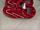 共跡gongji德訓女鞋秋冬新款內增高方頭薄底運動(dòng)鞋紅色休閑鞋內增高 復古紅 37 曬單實(shí)拍圖