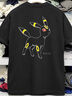 優(yōu)衣庫男裝女裝情侶UT Pokémon印花短袖T恤寶可夢480350 09 黑色 XL /180/108B 曬單實拍圖