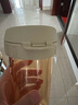 特百惠（Tupperware）茶韻500ML塑料杯男女士學(xué)生夏季運動水杯子便攜七夕送禮 奶茶棕 曬單實拍圖