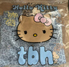 野獸派家居（tbh）三麗鷗Hello Kitty天絲棉家居服套裝可外穿睡衣女禮物 Kitty天絲棉長(cháng)款家居服 牛仔豹紋 S 曬單實(shí)拍圖