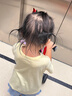 優(yōu)衣庫嬰幼兒寶寶背帶褲時尚休閑褲子477031 01 乳白色 110 曬單實拍圖