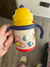 BC BABYCARE兒童保溫杯大寶寶學(xué)飲吸管水杯水壺霸王龍不銹鋼保溫杯上學(xué)2 恐龍把手款+吸嘴-古金黃 300ml 曬單實(shí)拍圖
