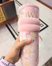 世大家明星同款保溫杯女士水杯送女友老婆中秋國慶伴手禮物大容量吸管杯 曬單實(shí)拍圖