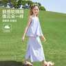 ASK JUNIOR【兒童套裝】25夏季青少年無袖背心上衣直筒闊腿褲女大童兩件 曬單實(shí)拍圖