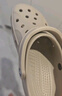卡駱馳（CROCS）洞洞鞋貝雅男鞋女鞋輕便耐磨一腳蹬拖鞋休閑鞋|10126 卵石色-2V3 39 (240mm) 曬單實(shí)拍圖