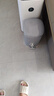 納鳴輕奢復古垃圾桶大號容量家用客廳衛生間廁所廚房腳踩踏式帶蓋紙簍 霧灰銀【腳踏+內外雙桶】 20L 曬單實(shí)拍圖