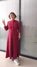 恒源祥2024春秋新款碎花連衣裙長(cháng)袖女高貴氣質(zhì)秋冬長(cháng)裙子 紅色 2XL 【建議125--135斤】 曬單實(shí)拍圖