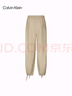 Calvin KleinJeans25春夏女士戶外潮流ck半松緊腰運(yùn)動傘兵褲休閑褲47B612P PF0-卡其色 S 曬單實(shí)拍圖