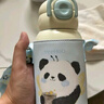 英氏（YEEHOO）保溫杯兒童水杯寶寶保溫杯水杯316不銹鋼保溫杯吸管杯外出杯 曬單實(shí)拍圖