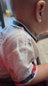 男寶抓周衣服夏天寶寶唐裝夏季男童唐裝套裝嬰兒百歲周歲禮服兒童唐裝 龍的傳人米色 XL/6，建議身高85-95 曬單實(shí)拍圖