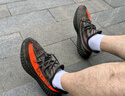 阿迪達斯Yeezy350夏日透氣椰子男女休閑鞋HQ7045 42 曬單實(shí)拍圖