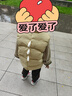 巴拉巴拉童裝兒童羽絨馬甲冬裝男童女童立領(lǐng)外套保暖可愛(ài) 淺土黃30716 120 cm 曬單實(shí)拍圖