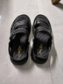 金利來（goldlion）男鞋都市休閑透氣涼鞋兩穿輕便皮鞋沙灘鞋59622032701A-黑色-40碼 曬單實(shí)拍圖