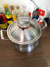 鏗鏘湯鍋316湯鍋加深微壓鍋大肚湯鍋家用煲湯鍋加厚加深鼓型湯鍋高湯 【316  加深19CM湯鍋】 22cm 曬單實(shí)拍圖