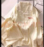 俞兆林春秋新款日系碎花睡衣女云朵棉可愛(ài)花邊長(cháng)袖長(cháng)褲家居服套裝 曬單實(shí)拍圖